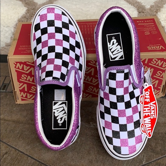 VANS CLASSIC SLIP ON GLITTER CHECKERBOARD WMNS - Picture 7 of 16
